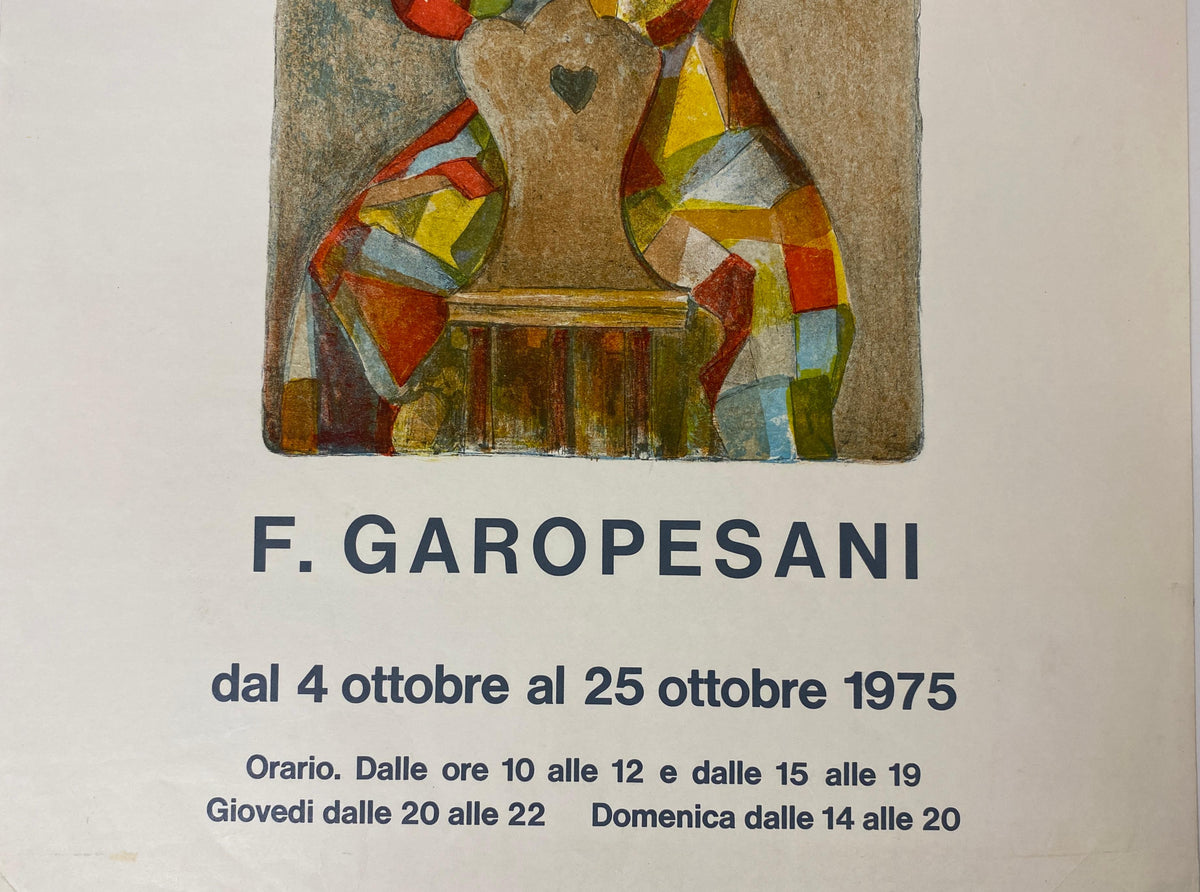 Ferruccio Garopesani Original Art Exhibition Poster — detail 6