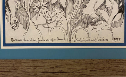 Original Drawing of Nude Men Embracing by Gerard Mardon — detail 2