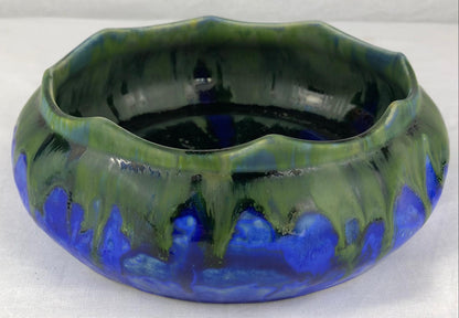 French Art Deco Ceramic Bowl, Signed Gilbert Menetier — detail 5
