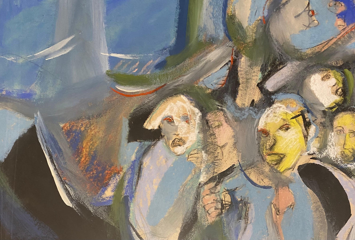 Gloria Kates Original Oil Painting — detail 9