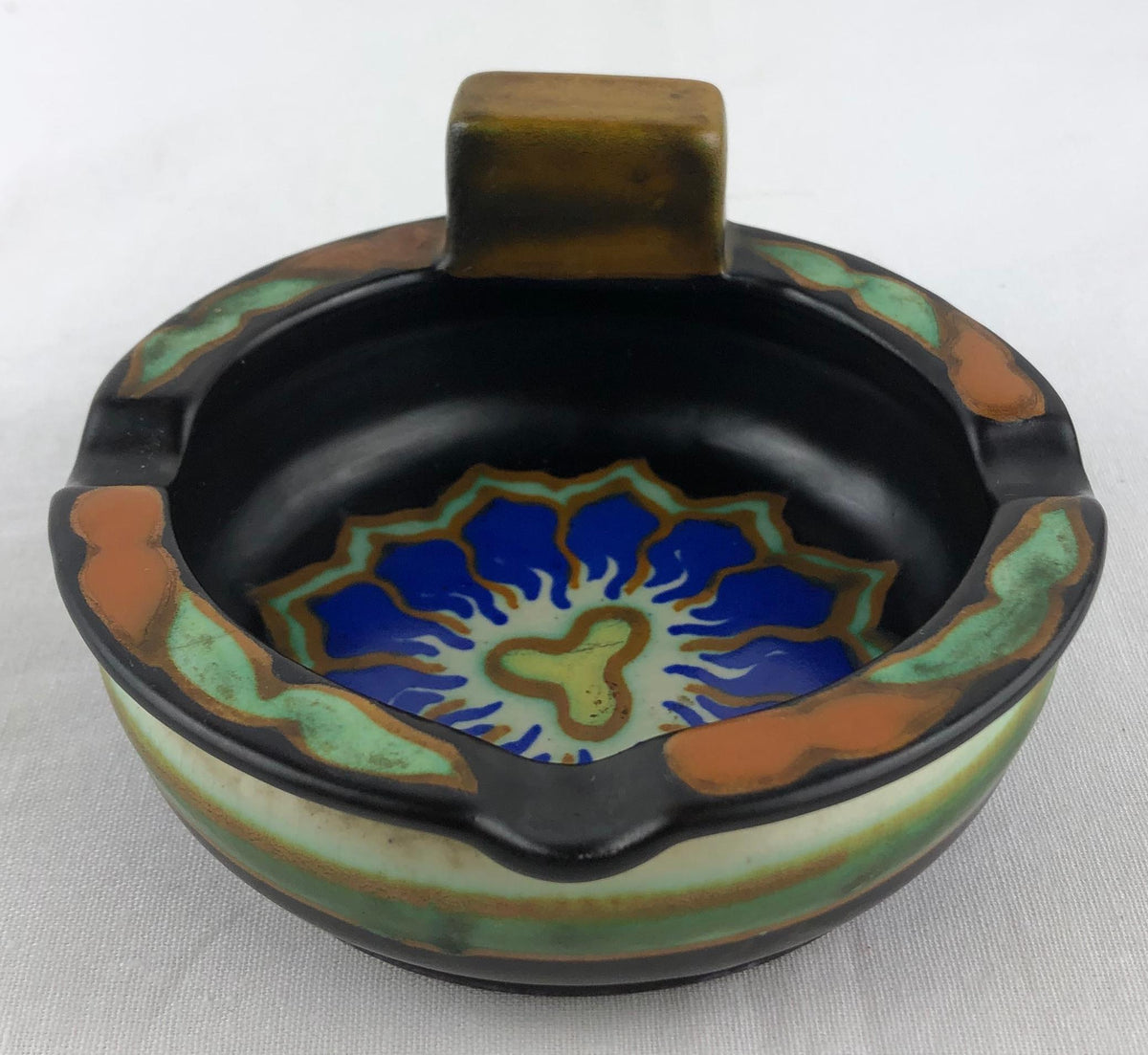 Ceramic Ashtray or Key Holder/Vide Poche Dutch Art Nouveau — detail 7
