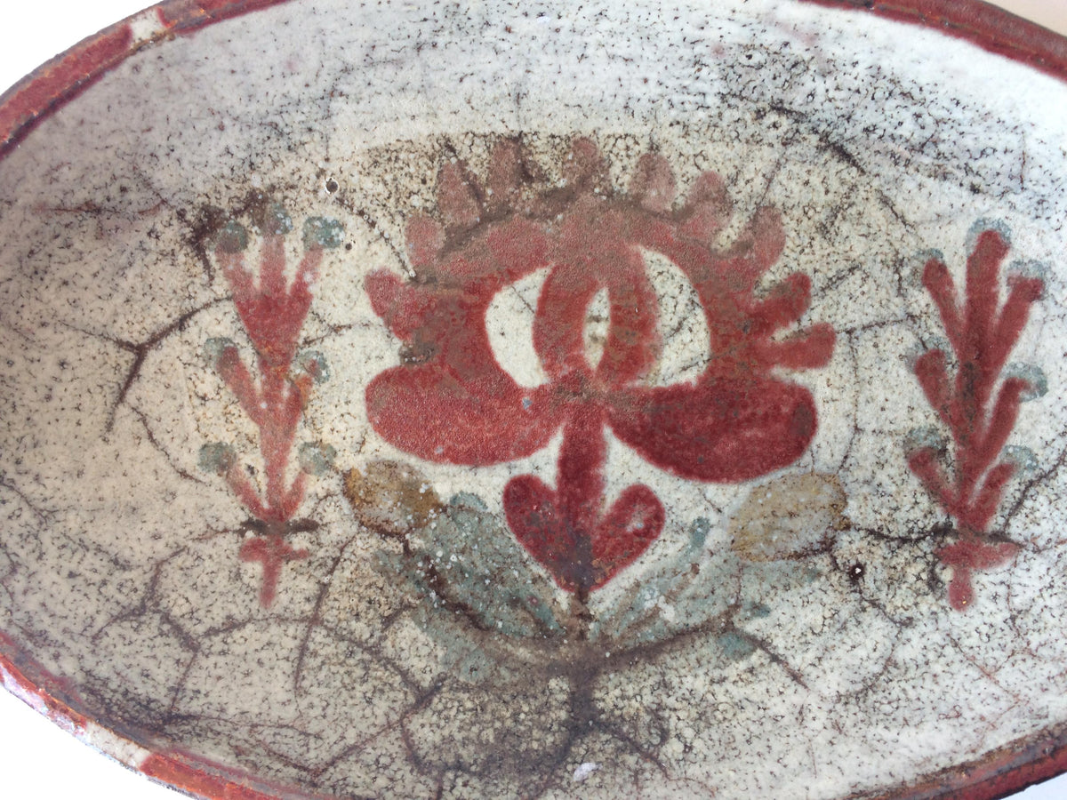 Midcentury Ceramic Bowl by Gustave Reynaud, in the Manner of Jean Derval — detail 4