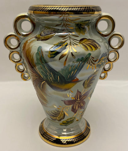 H. Bequet Quaregnon Porcelain Vase, Celadon — detail 2