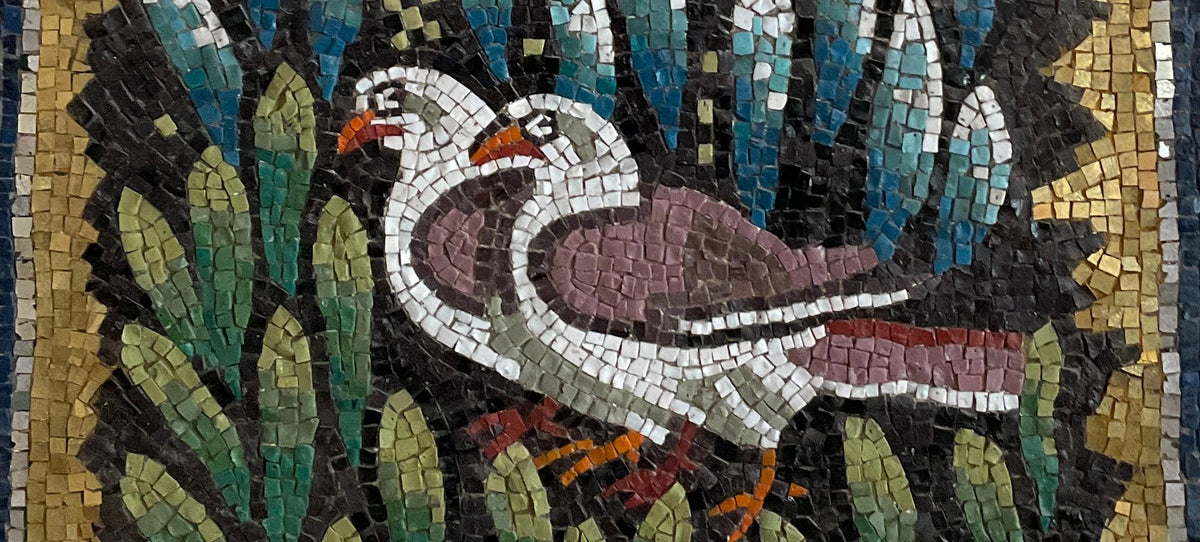 Heidi Melano Contemporary Sculptural Mosaic Wall Panel — detail 4