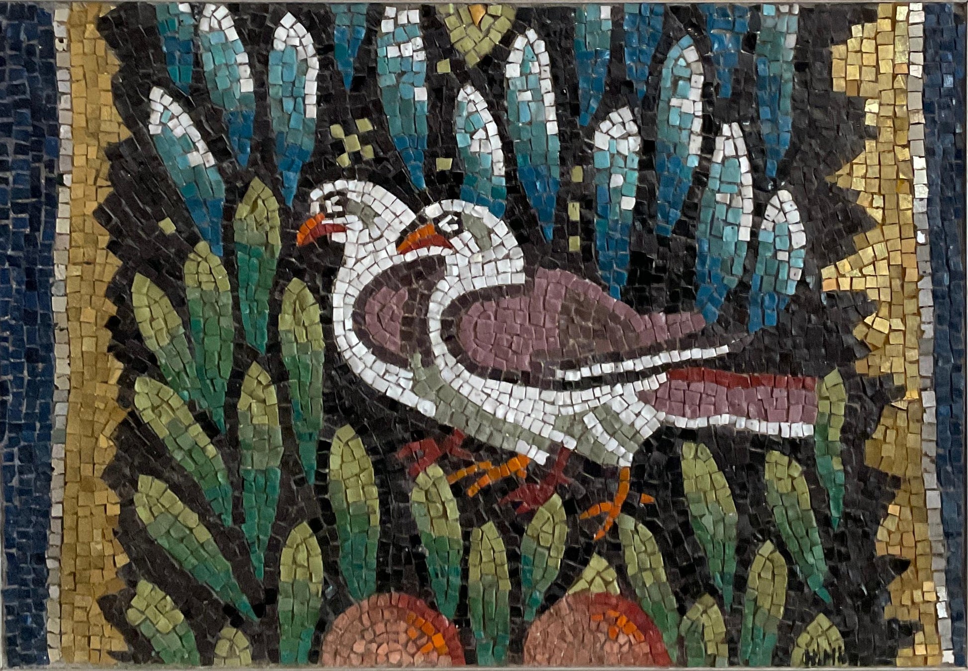 Heidi Melano Contemporary Sculptural Mosaic Wall Panel — detail 9