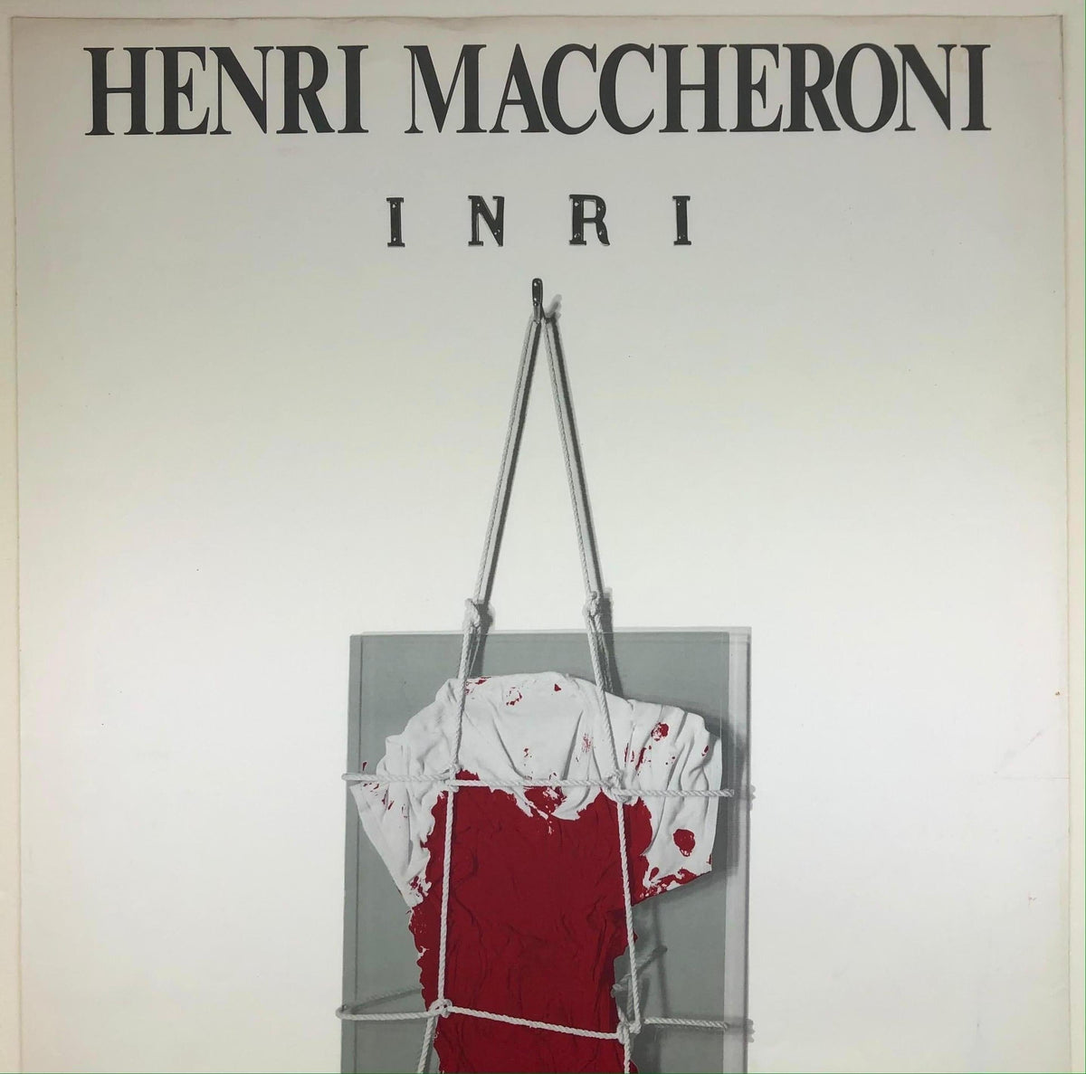 Henri Maccheroni Original Mid-Century Art Exhibition Poster — detail 3
