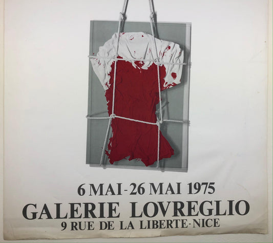 Henri Maccheroni Original Mid-Century Art Exhibition Poster — detail 2