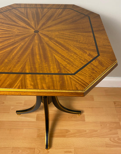 Satinwood and Mahogany End or Side Table by Hilda Flack — detail 5