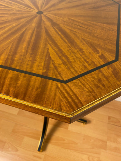 Satinwood and Mahogany End or Side Table by Hilda Flack — detail 8