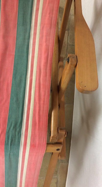 Ergelax Mid-Century Folding Canvas Lounge Chair — detail 10