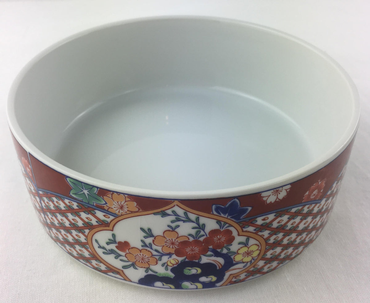Japanese Hand-Painted Porcelain Lidded Serving Dish, Trinket or Jewelry Box — detail 4