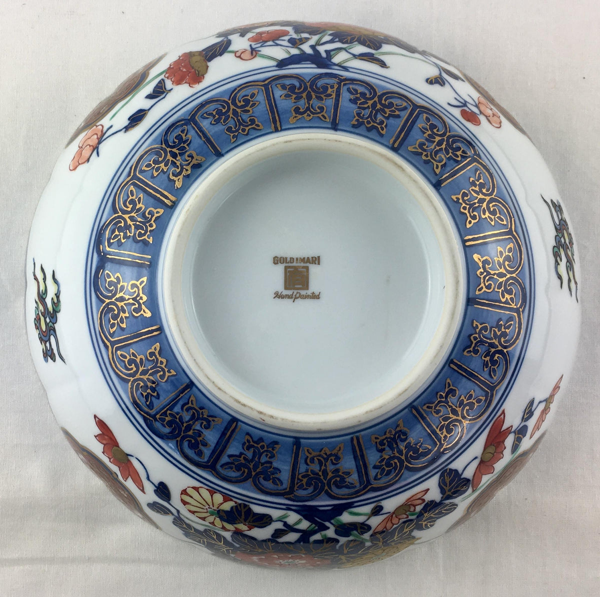 Japanese Imari Porcelain Bowl — detail 8