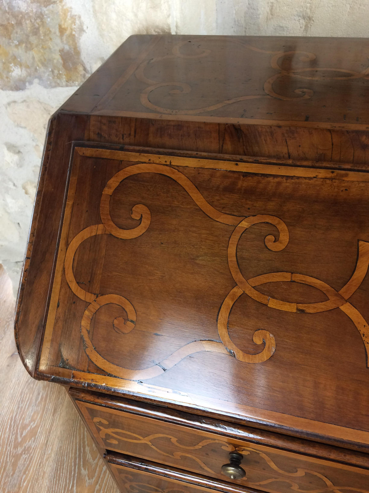 18th Century Italian Desk Commode — detail 4