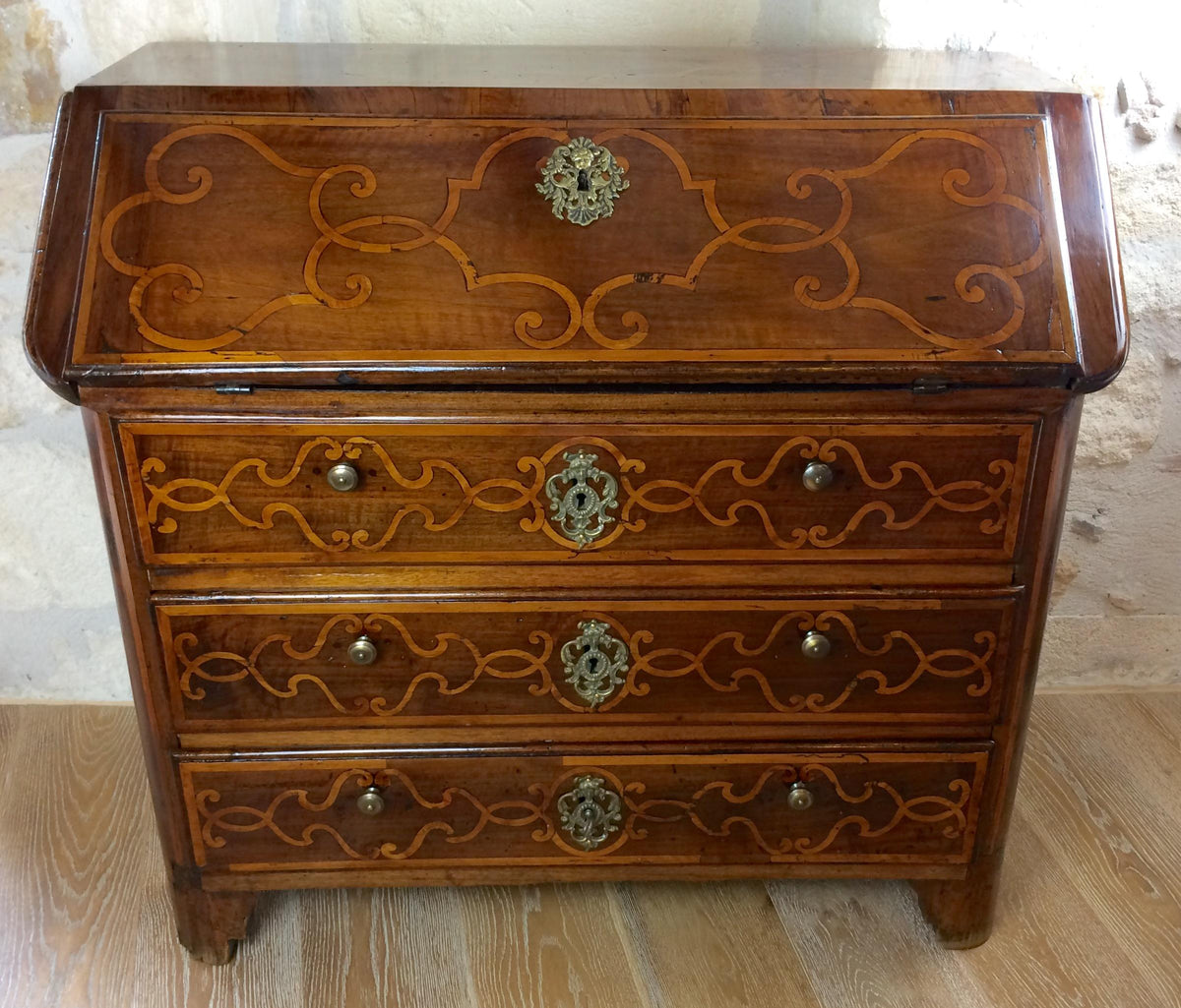 18th Century Italian Desk Commode — detail 2