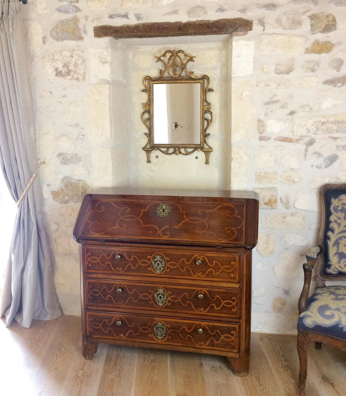 18th Century Italian Desk Commode — detail 3