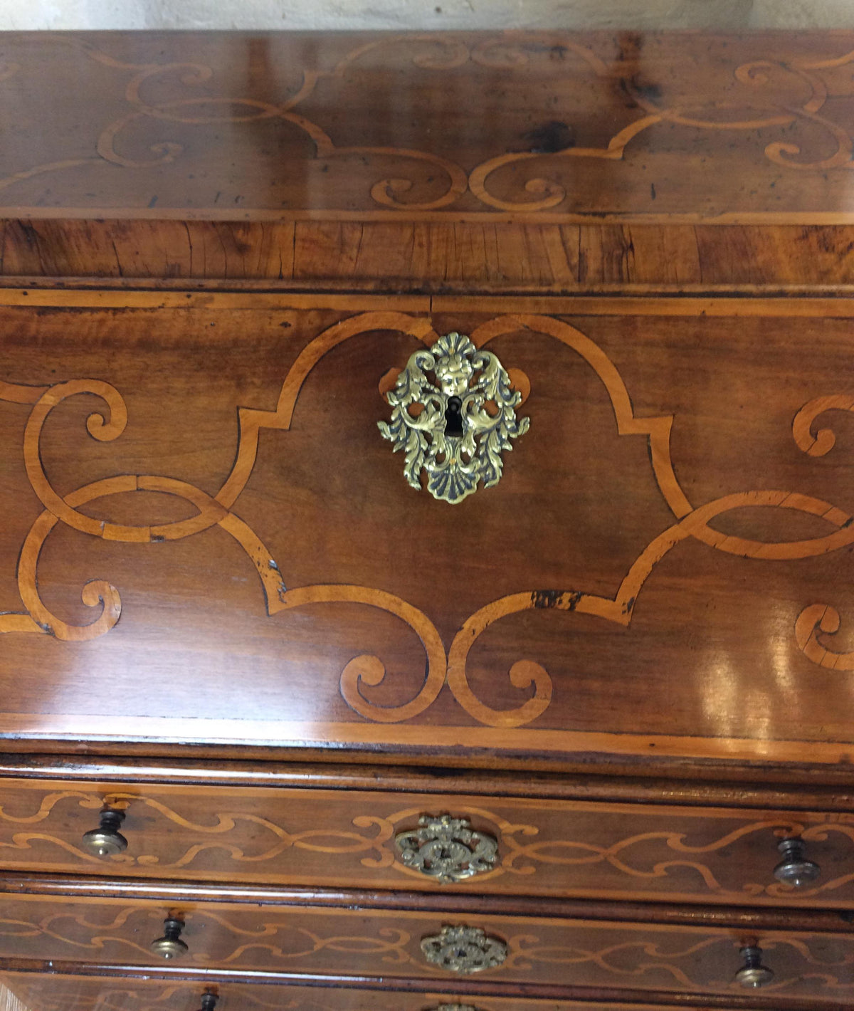 18th Century Italian Desk Commode — detail 9