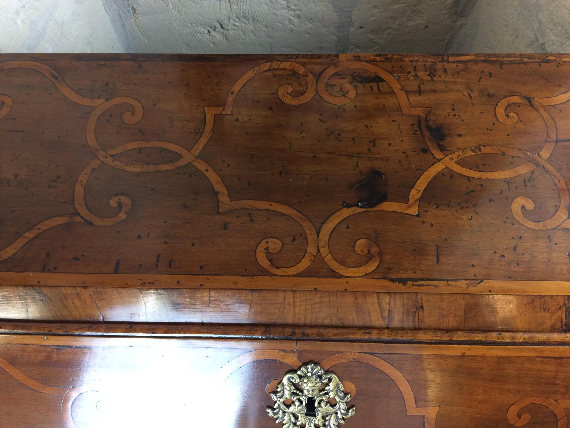18th Century Italian Desk Commode — detail 10