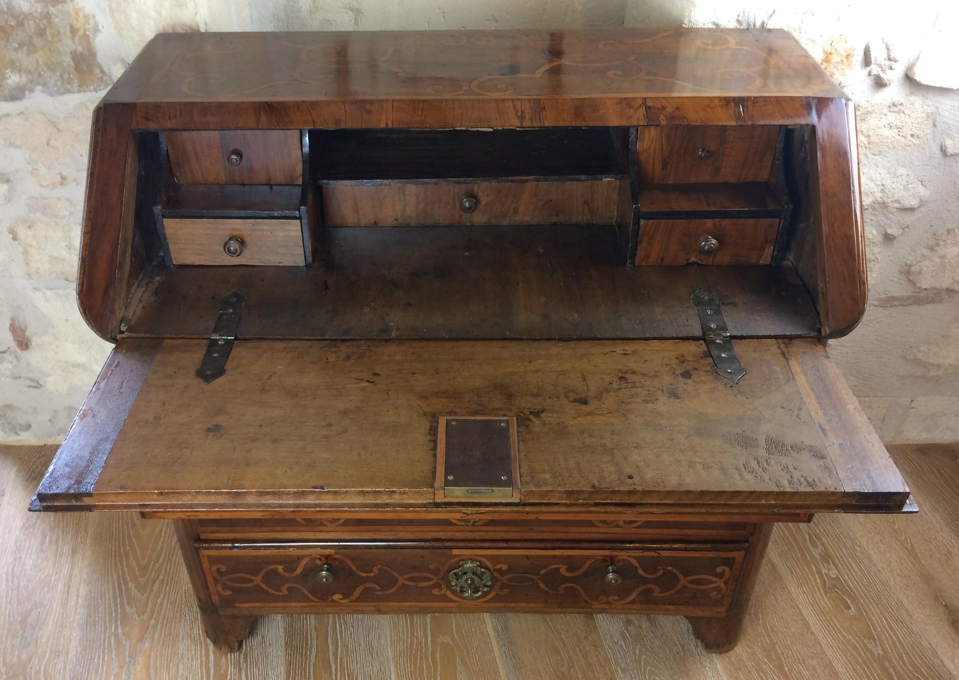 18th Century Italian Desk Commode — detail 7