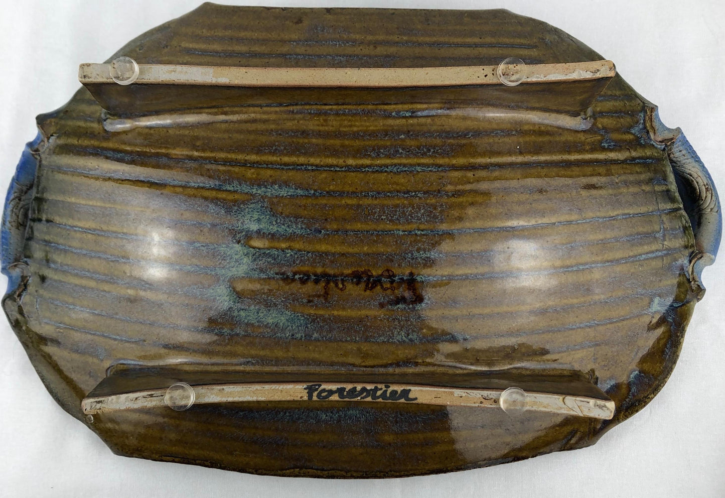 Stunning Midcentury Japanese Inspired French Decorative Object, Signed Forestier — detail 5