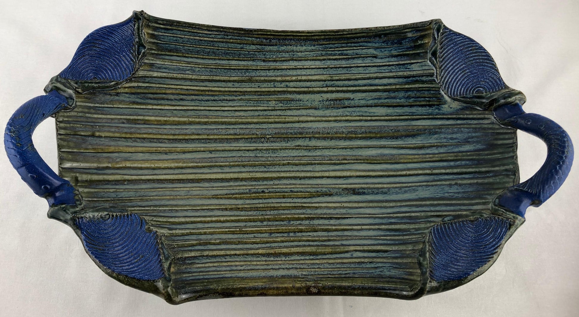 Stunning Midcentury Japanese Inspired French Decorative Object, Signed Forestier — detail 2