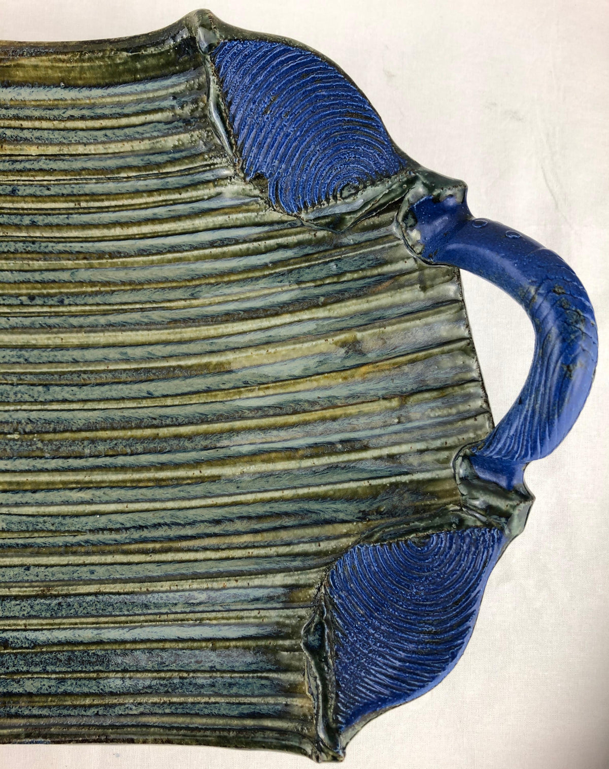 Stunning Midcentury Japanese Inspired French Decorative Object, Signed Forestier — detail 4