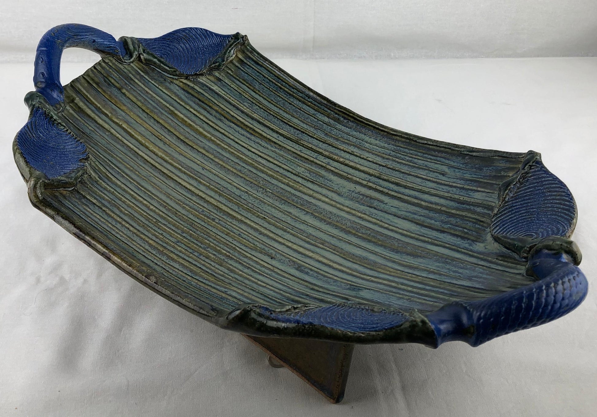 Stunning Midcentury Japanese Inspired French Decorative Object, Signed Forestier — detail 7