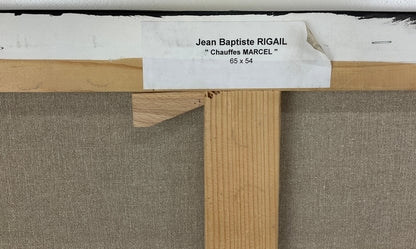 Jean-Bapiste Rigail French Midcentury Modern Art Featuring Musicians — detail 3