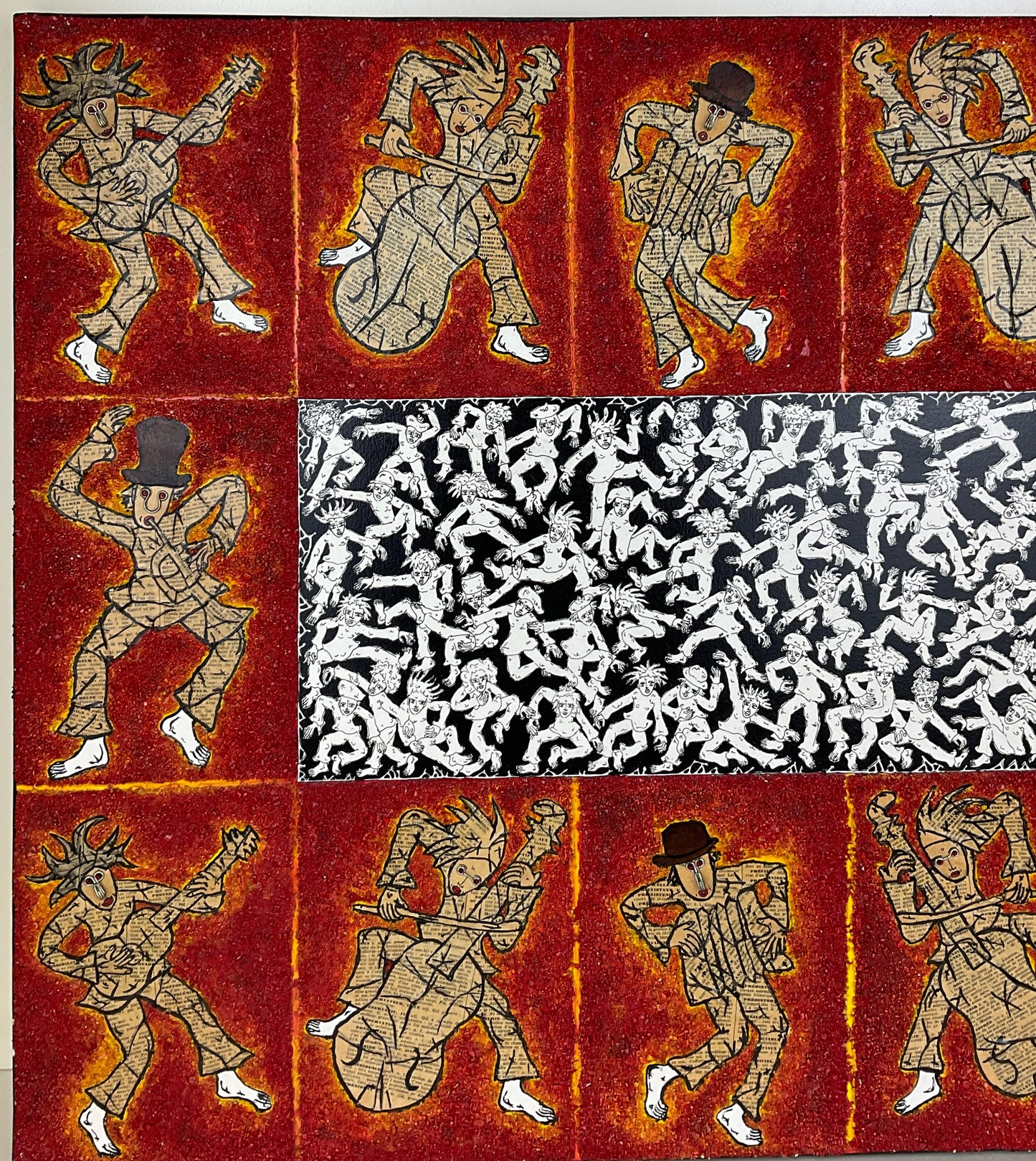 Jean-Bapiste Rigail French Midcentury Modern Art Featuring Musicians — detail 5