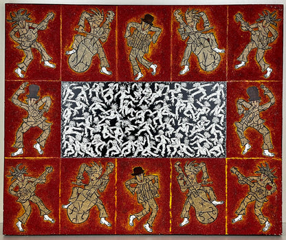 Jean-Bapiste Rigail French Midcentury Modern Art Featuring Musicians — detail 6
