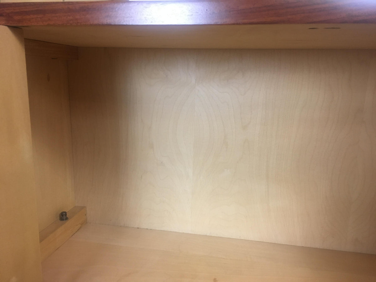 Modernist Dry Bar Cabinet attrib to Jules Leleu, French Art Deco Dry Bar Cabinet — detail 10
