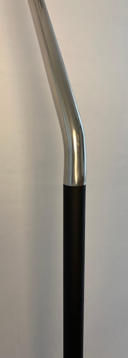 Modern French Polished Chrome Floor Lamp by LG, Paris France — detail 11