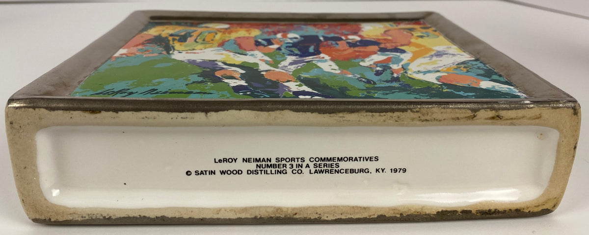 Collection 3 Porcelain Decanters LeRoy Neiman Decorative Sports Memorabilia — detail 2