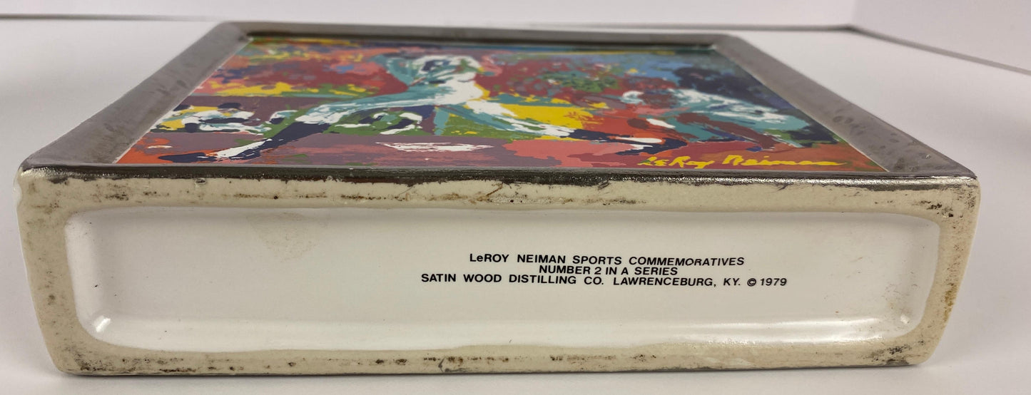 Collection 3 Porcelain Decanters LeRoy Neiman Decorative Sports Memorabilia — detail 3