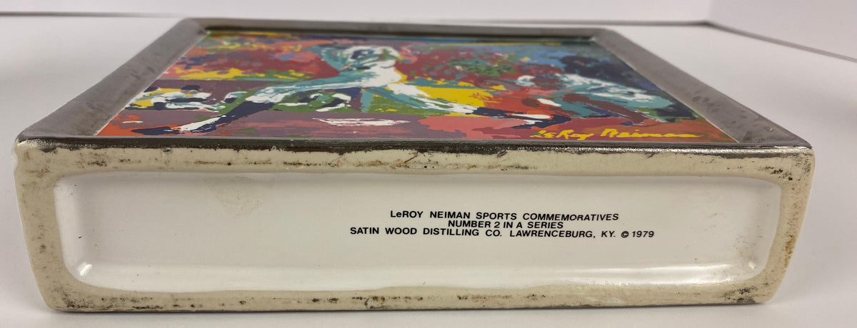 Collection 3 Porcelain Decanters LeRoy Neiman Decorative Sports Memorabilia — detail 3