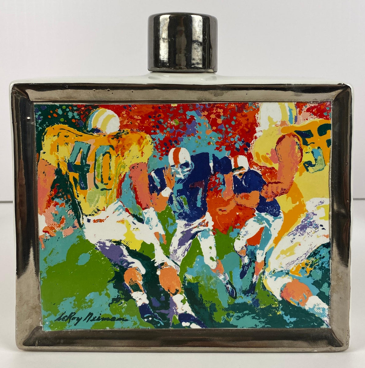 Collection 3 Porcelain Decanters LeRoy Neiman Decorative Sports Memorabilia — detail 8