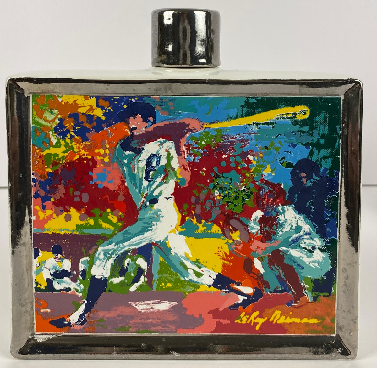 Collection 3 Porcelain Decanters LeRoy Neiman Decorative Sports Memorabilia — detail 10
