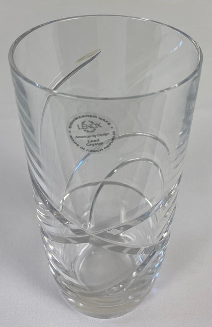 Set of 12 Cut Crystal Water Glasses by Lenox — detail 6