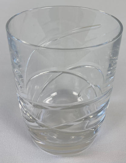 Set of 12 Cocktail Glasses by Lenox, Cut Crystal Liquor Barware — detail 3