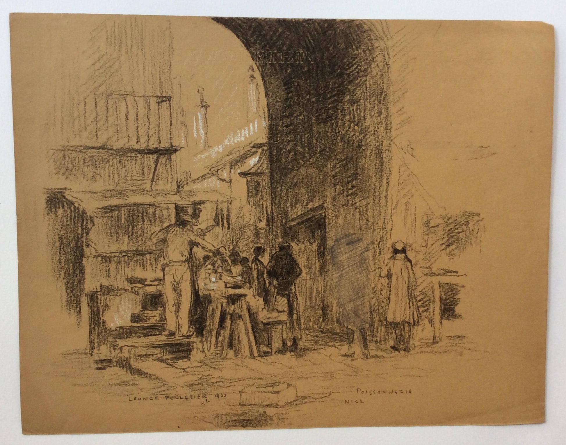 Original Drawing by Leonce Pelletier Dated 1932 — detail 4