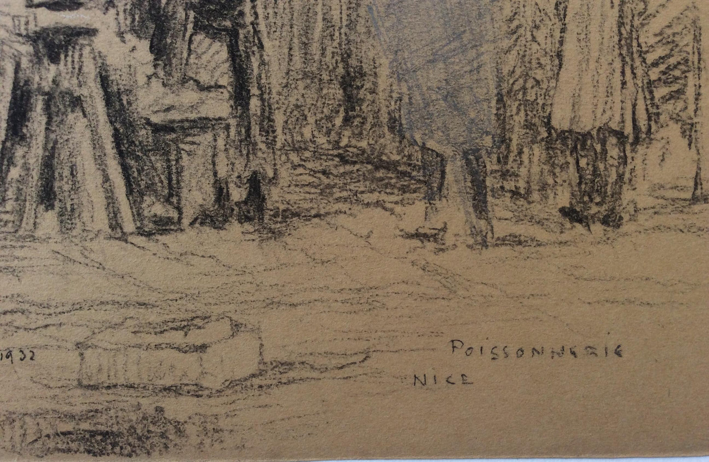 Original Drawing by Leonce Pelletier Dated 1932 — detail 2