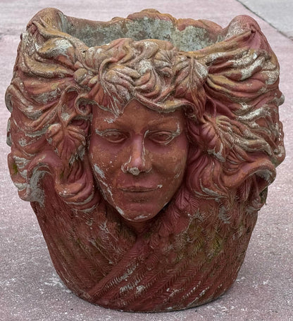 French Classical Revival Limestone Planter, Finely Carved Limestone Jardiniere — detail 3