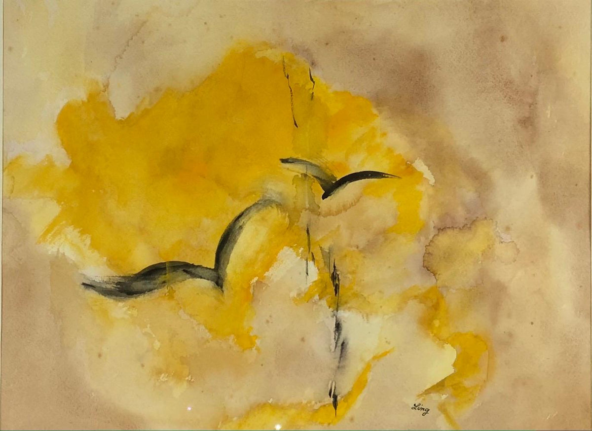 Original Painting or Color Composition by Dolores Ling — detail 2