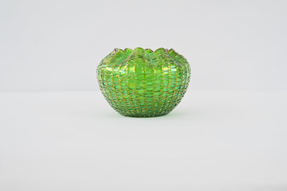 Loetz Art Nouveau Jugendstil Art Glass Bowl — detail 2