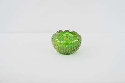Loetz Art Nouveau Jugendstil Art Glass Bowl — detail 7