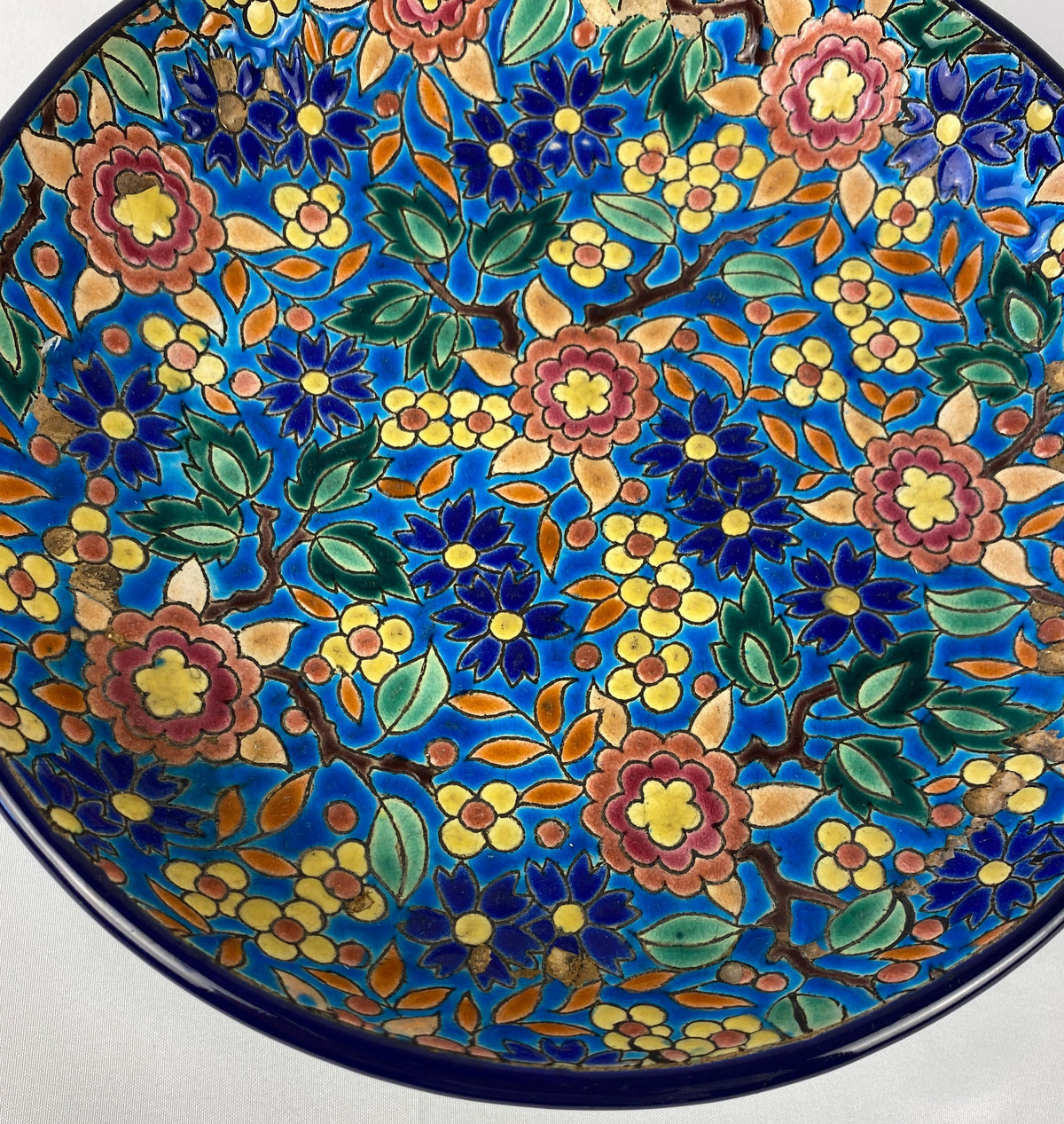 Longwy French Art Deco Ceramic Bowl — detail 7