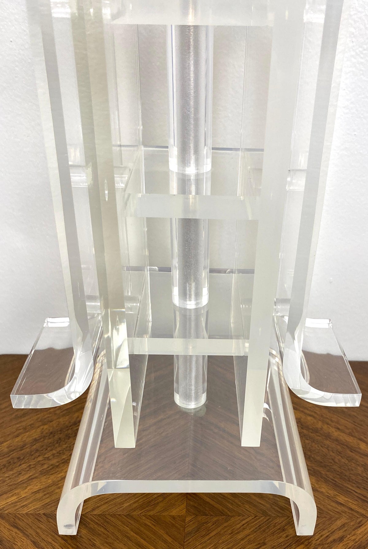 Charles Hollis Jones Lucite Table Lamp Japanese Inspired Design — detail 8