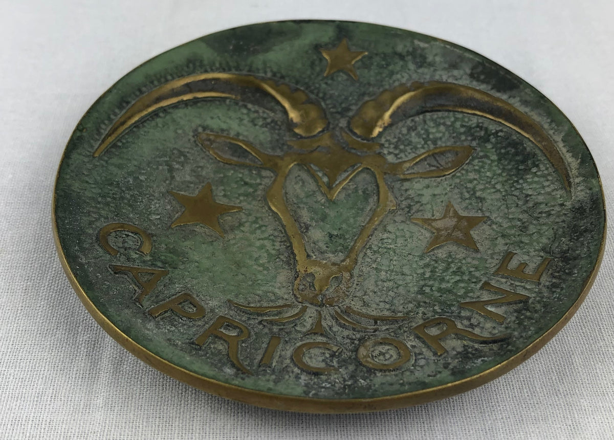 Max Le Verrier Bronze Key Holder Vide Poche, Capricorn Zodiac — detail 5