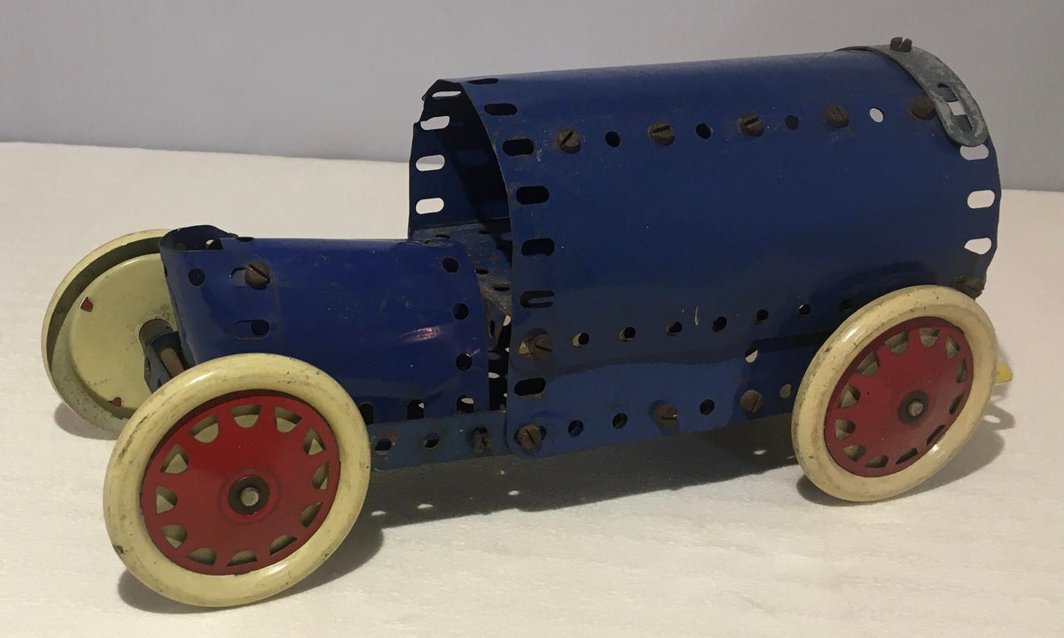 Antique Meccano Brass Display Toy Car — detail 3