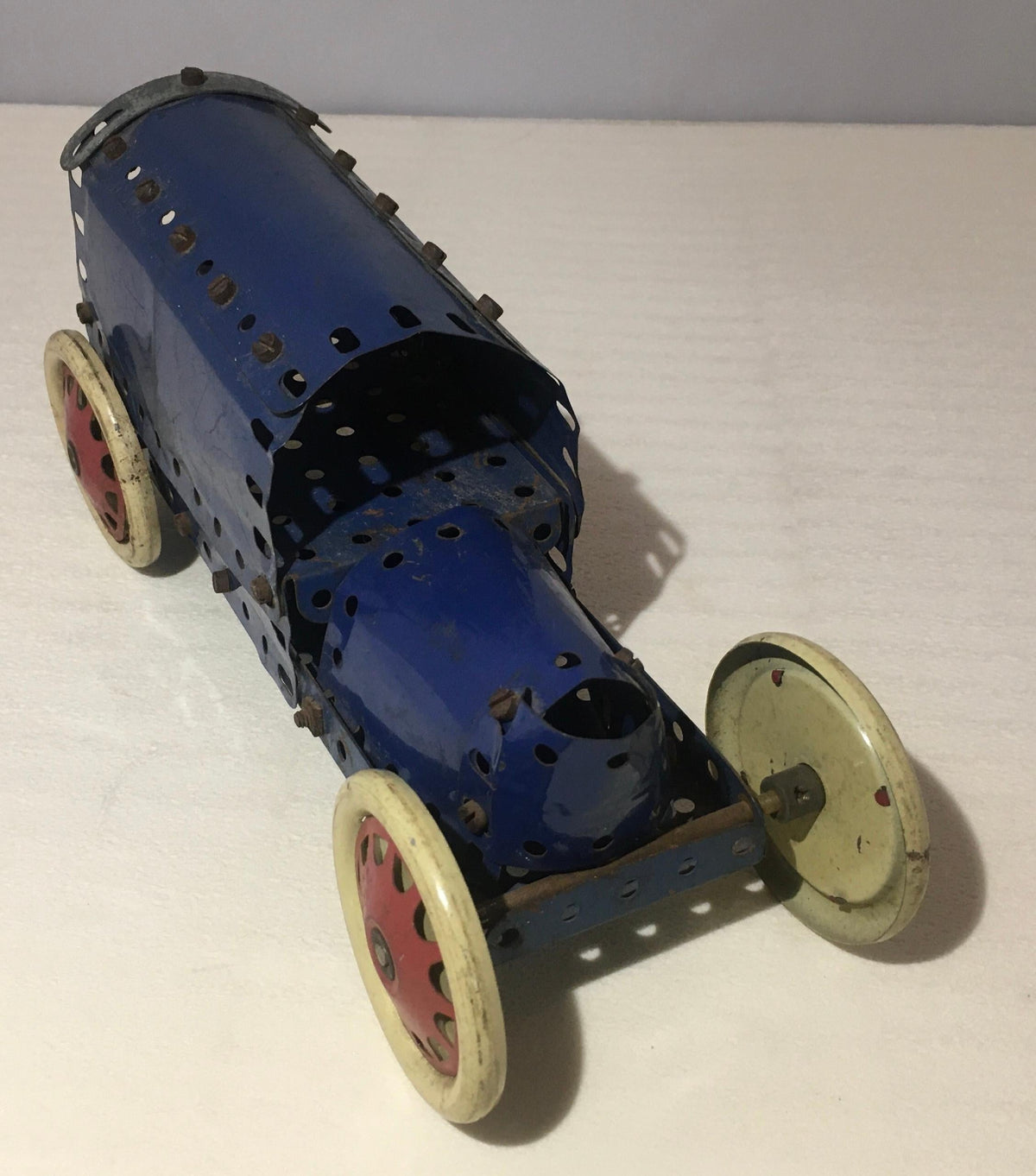 Antique Meccano Brass Display Toy Car — detail 4