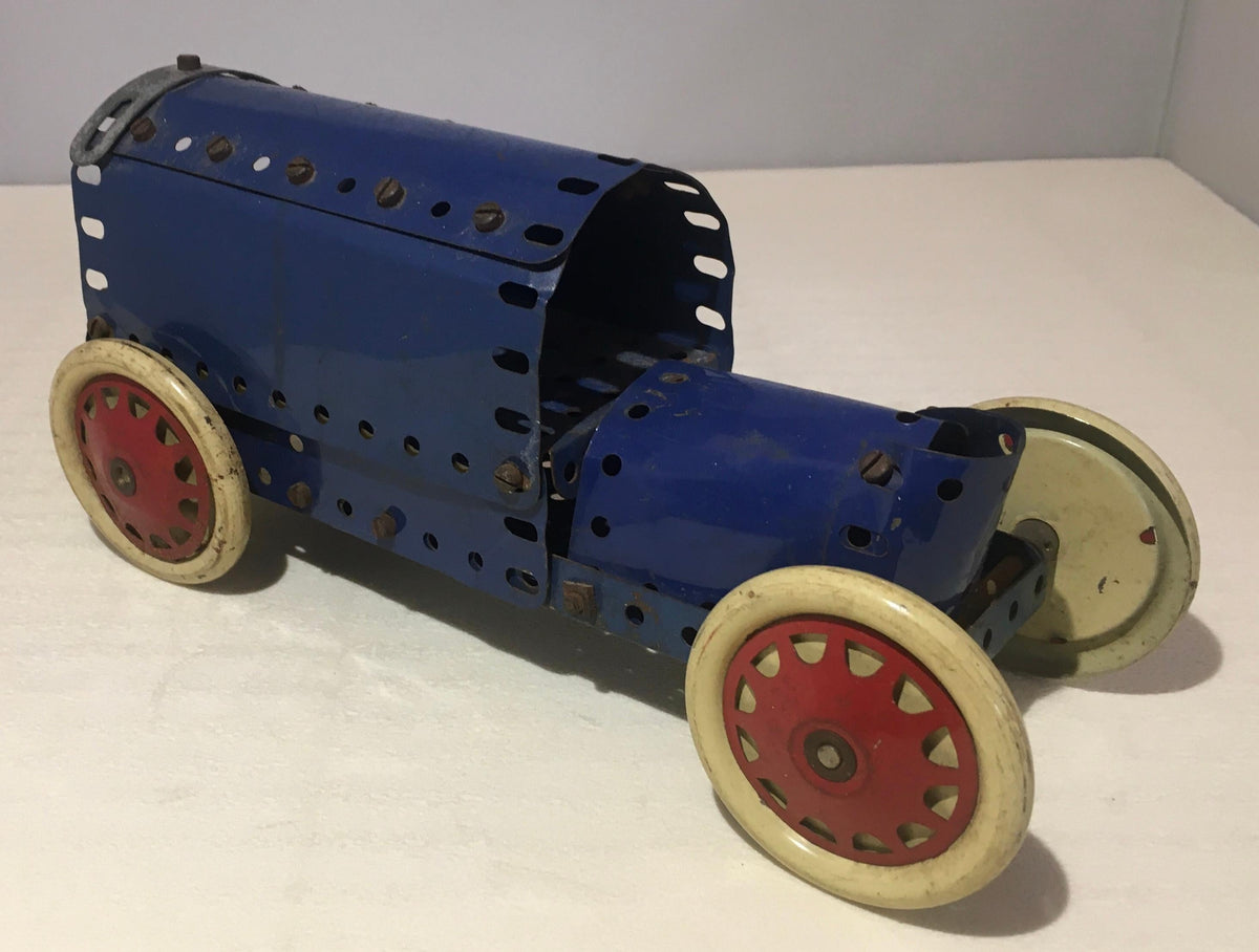 Antique Meccano Brass Display Toy Car — detail 2